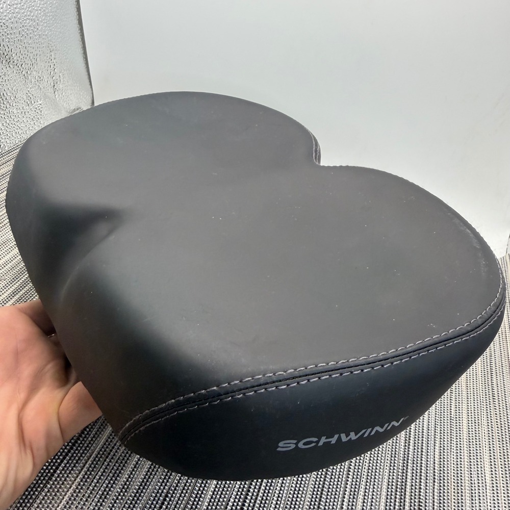 Schwinn Cionlli Wide Comfort Bike Saddle Oversized Padded Cruiser Seat Black